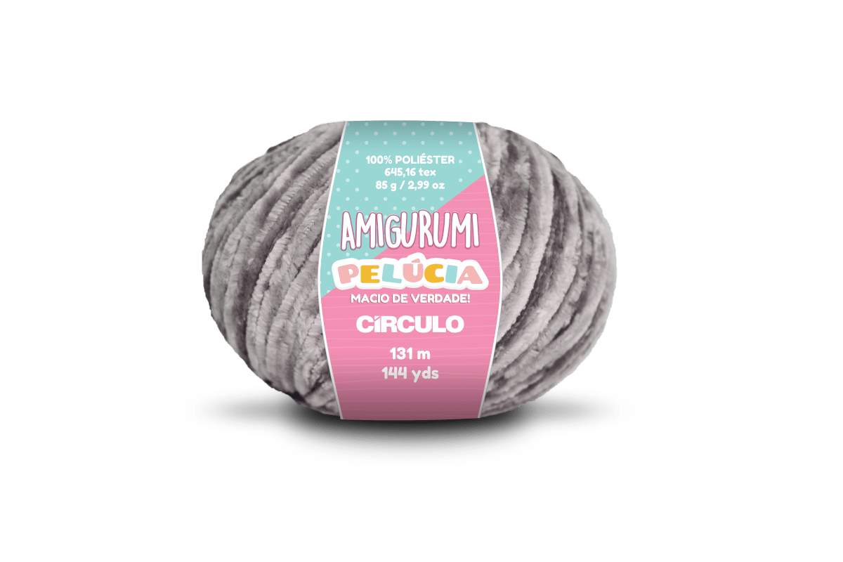 Circulo - Amigurumi Pelucia Yarn, Special Velvet Chenille Yarn for Crochet & Knitting, Amigurumi Plush Yarn for Amigurumi and Blanket, 85 g - 131 meters - Leo Hobby Marketplace