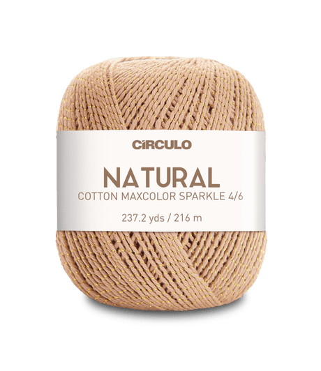 Círculo Barroco Maxcolor Sparkle – Cotton Yarn with Metallic Shine (200g) - Leo Hobby