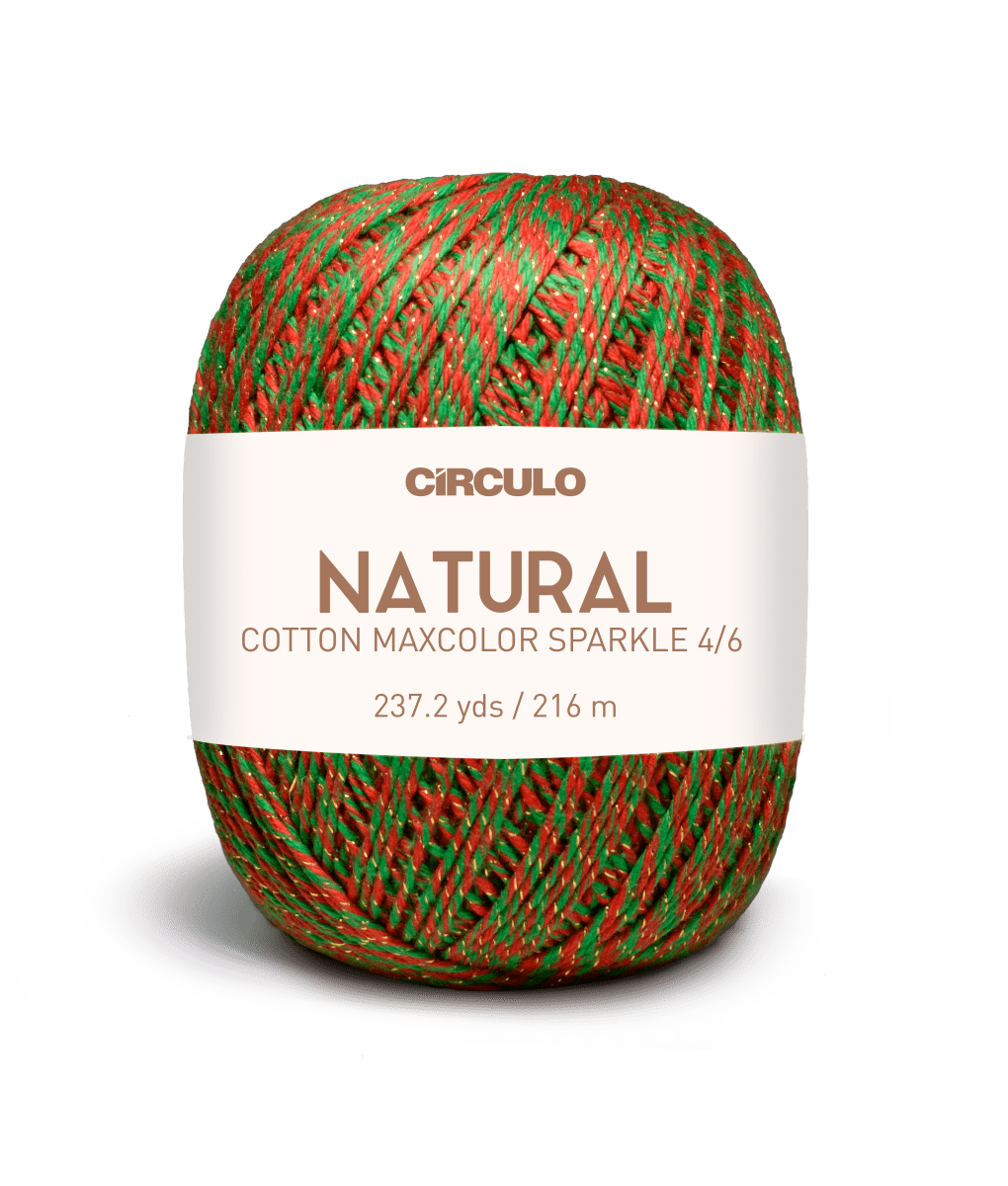 Círculo Barroco Maxcolor Sparkle | Festive Cotton Yarn (200g) – Leo Hobby