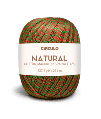 Círculo Barroco Maxcolor Sparkle – bombažna preja z bleščečimi nitkami (200g)