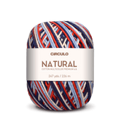 Circulo Barroco Multicolor Premium 4/6, 100% Cotton Yarn for Crochet and Knitting, 226m/200g - Leo Hobby Marketplace