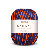 Circulo Barroco Multicolor Premium 4/6, 100% Cotton Yarn for Crochet and Knitting, 226m/200g - Leo Hobby Marketplace