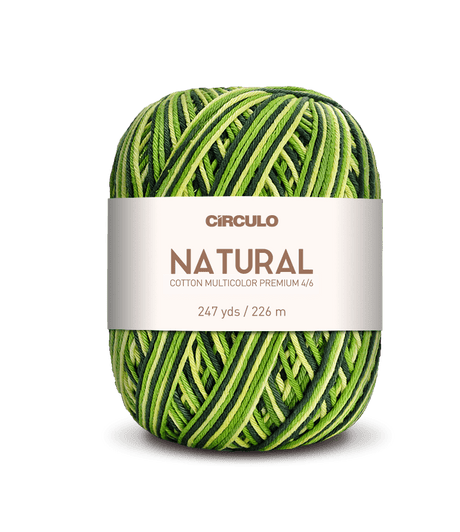 Circulo Barroco Multicolor Premium 4/6, 100% Cotton Yarn for Crochet and Knitting, 226m/200g - Leo Hobby Marketplace