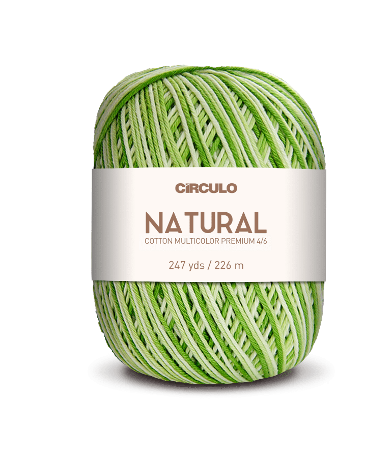 Circulo Barroco Multicolor Premium 4/6, 100% Cotton Yarn for Crochet and Knitting, 226m/200g - Leo Hobby Marketplace