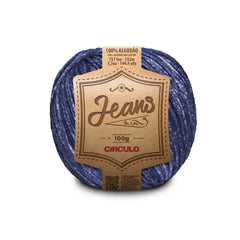 Circulo Jeans Yarn - 100% Brazilian Cotton, Denim Effect, 132m, 100g