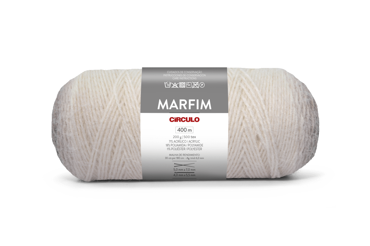 Círculo Marfim - Soft Gradient Yarn with Cashmere Touch (200g) - Leo Hobby
