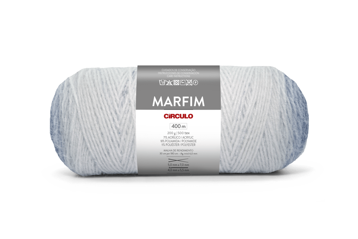 Círculo Marfim - Soft Gradient Yarn with Cashmere Touch (200g) - Leo Hobby
