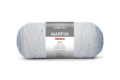 Círculo Marfim - Soft Gradient Yarn with Cashmere Touch (200g) - Leo Hobby
