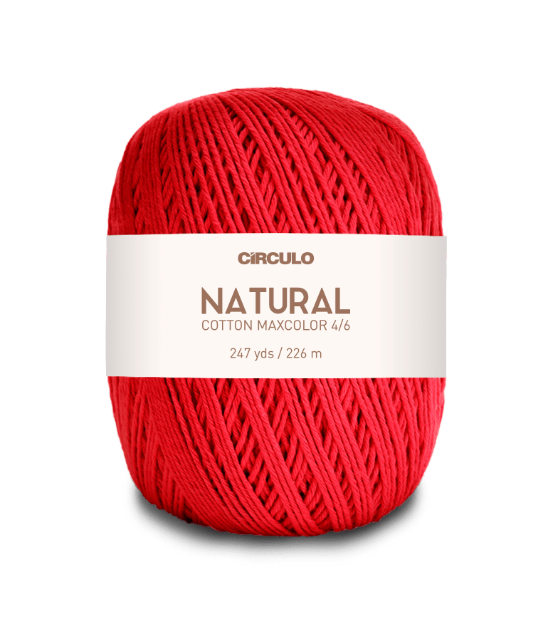 Circulo Natural Cotton Maxcolor (Barroco) 4/6 100% Cotton Yarn for Crochet and Knitting, 226m/200g - Leo Hobby Marketplace