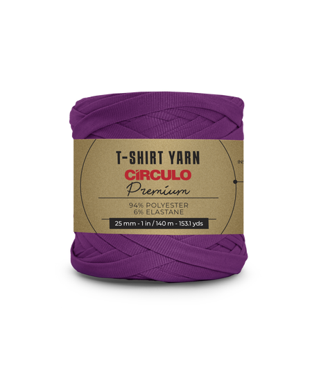 Circulo Premium T-shirt Yarn - Bulky Polyester Blend Yarn 140m/270g