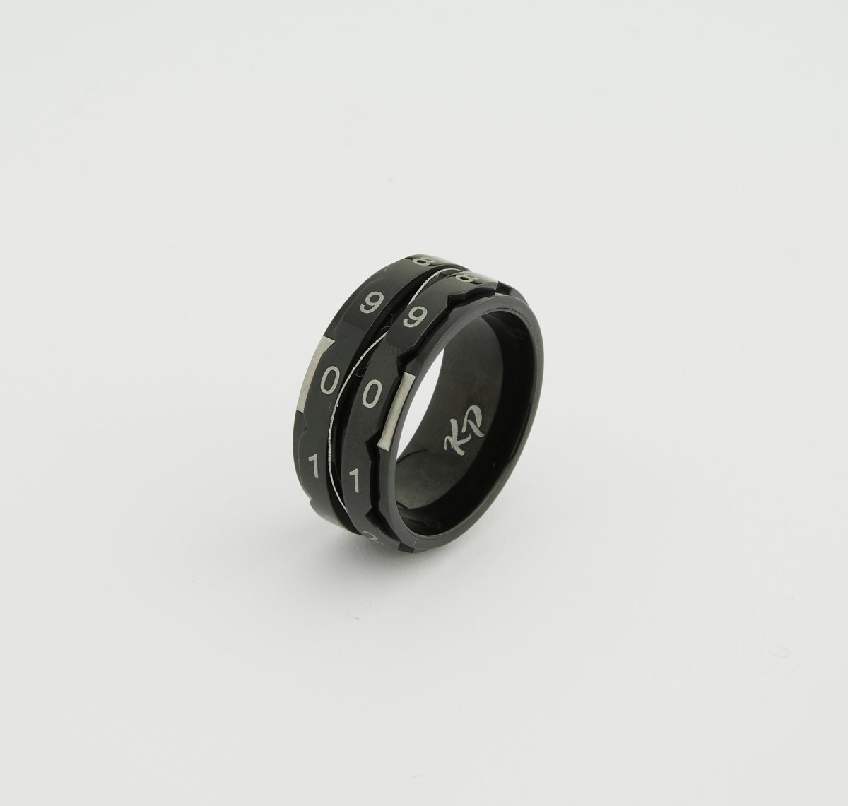 KnitPro Row Counter Ring – Stainless Steel, Black Finish 10867 – Leo Hobby