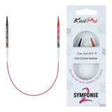 KnitPro Symfonie 2 fixed circular knitting needles, 25 cm, 3.00 mm