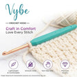 KnitPro VYBE Rose Gold single ended crochet hook