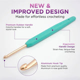 KnitPro VYBE crochet hooks designed for smooth snag-free yarn glide