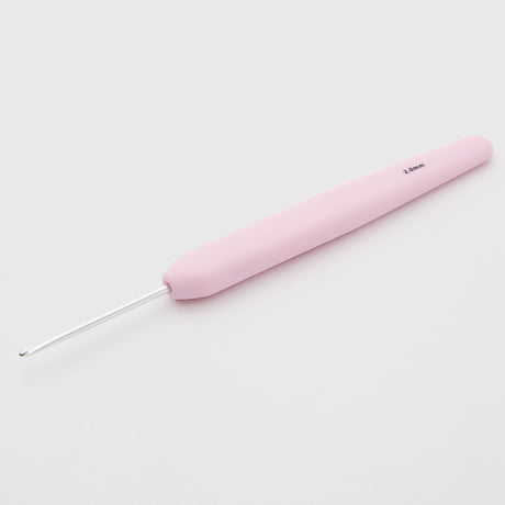 KnitPro Waves Aluminium Crochet Hooks with colorful soft feel handle - Single Ended - Leo Hobby