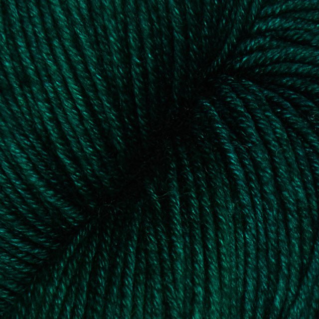 Semisolid Deep Emerald Superwash Merino yarn