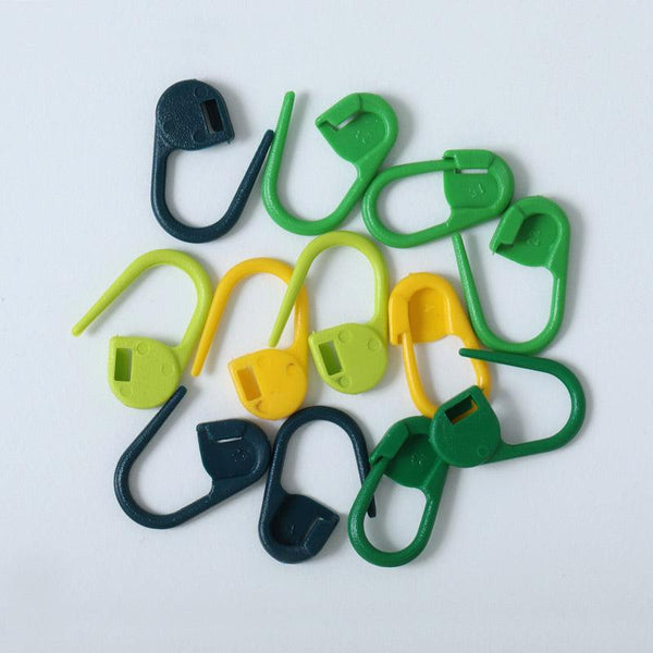 OHYER 200 Pezzi Marcatori per Maglieria in Plastica Anello Segnapunti da Maglia Uncinetto Stitch Marker Ring Marcapunti Uncinetto per Lavorare a
